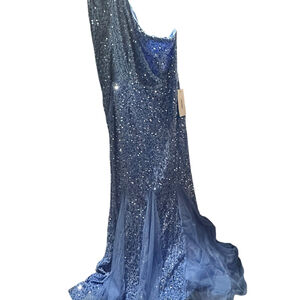 FAERIESTY BABY BLUE DRESS SIZE L NWT